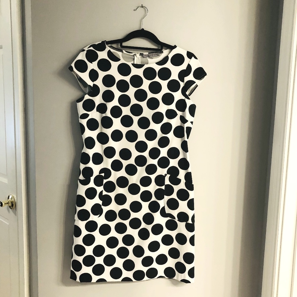 Danny & Nicole Polka Dot Dress Size 8